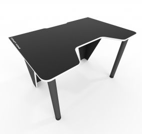 Стол компьютерный Comfy-Home Frost-2 черныйбелый