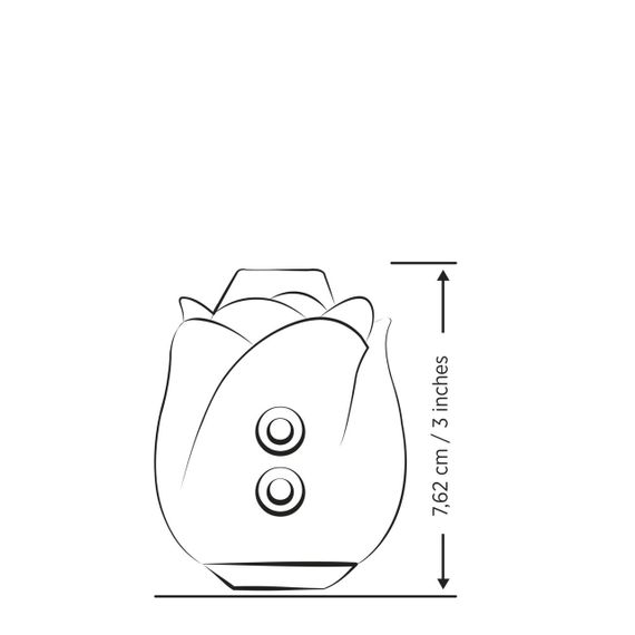 Вакуумний кліторальний стимулятор Romp Rose у формі троянди водонепроникний з 10 режимами стимуляції | Зображення 3