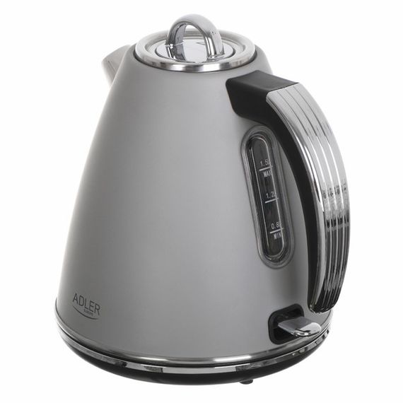 Чайник Adler Strix AD-1343 1,5 л 2200 Вт qrey | Зображення 1