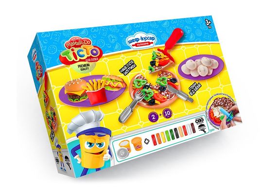 Набір для ліплення Danko Toys Master Do Шеф-кухар Піца ДТ-ТЛ-02-69