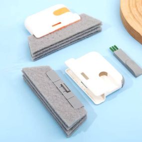 Щітка для миття вікон для важкодоступних місць Cleaning brush Біла з помаранчевим