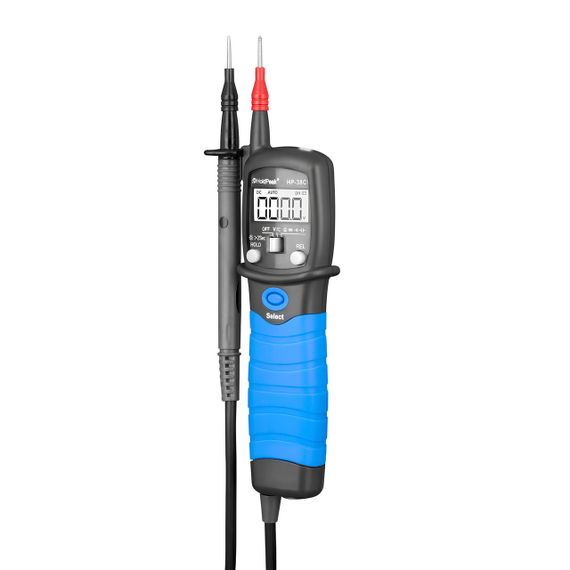Мультиметр HoldPeak HP-38C тестер-індикатор напруги цифровий (6000 відліків 600В AC/DC 60МОм 100мФ IP64) | Зображення 2