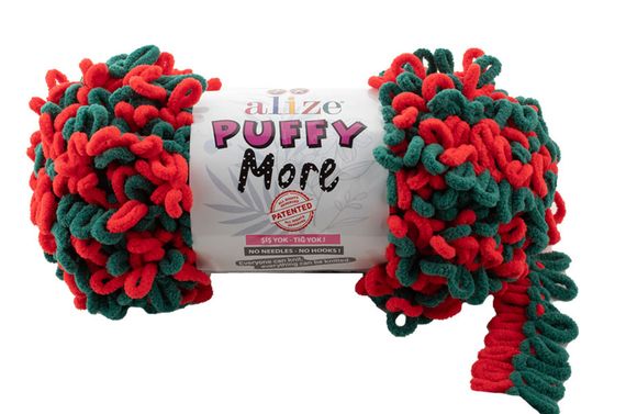 ALIZE PUFFY MORE 6292 алізе пуффі море алізе пуффі мо плюшева пряжа