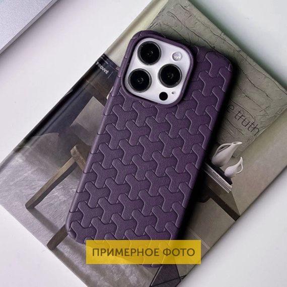 Чохол TPU Weaving для Apple iPhone 15 (6.1") Purple | Зображення 2