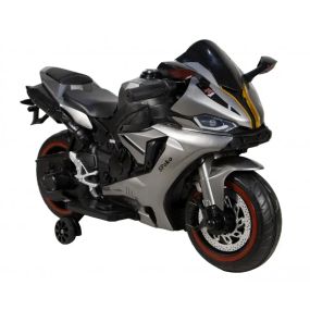 Детский электромотоцикл Spoko 1900S серый мотоцикл на аккумуляторе 42300212