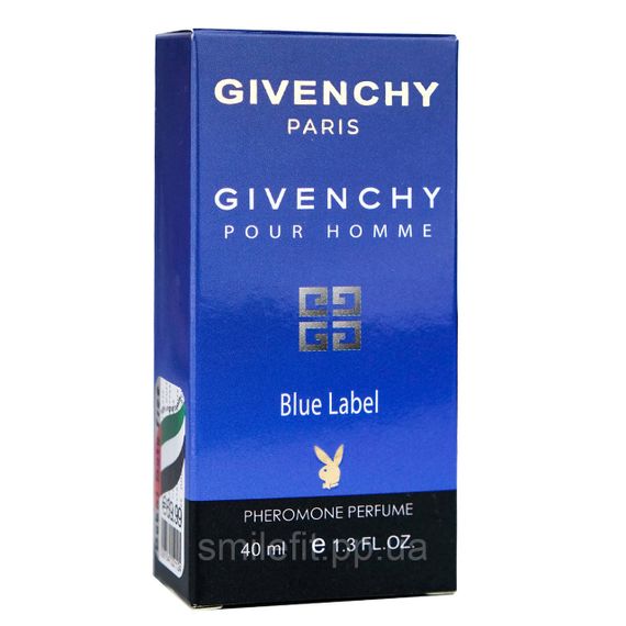 Givenchy Pour Homme Blue Label Pheromone Parfum мужской 40 мл | Зображення 3