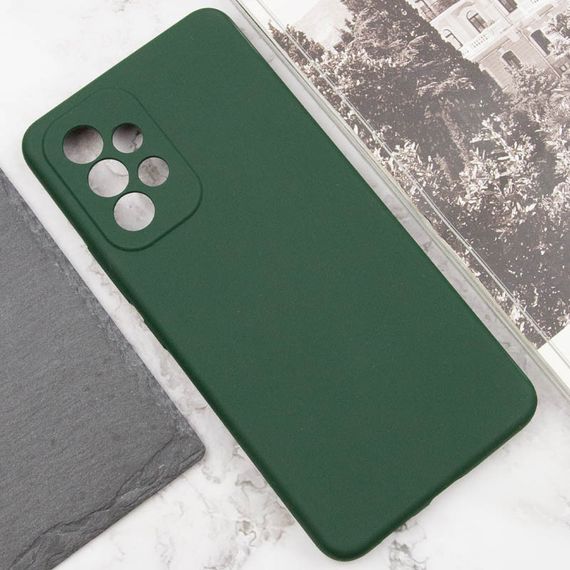 Чехол Silicone Cover Lakshmi Full Camera (AAA) для Samsung Galaxy A53 5G Зеленый / Cyprus Green | Зображення 4