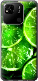 Чохол на Xiaomi Redmi 10A Зелені часточки лимона "852t-2578-2448"
