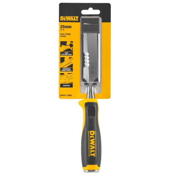 Стамеска DEWALT лезвие длиной 150 мм с дополнительной боковой режущей кромкой, 25 х 300 мм DeWALT DWHT0-16065 | Зображення 1