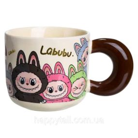 Чашка порцелянова Labubu 400 (мл) подарункова Yiwu FM-21C