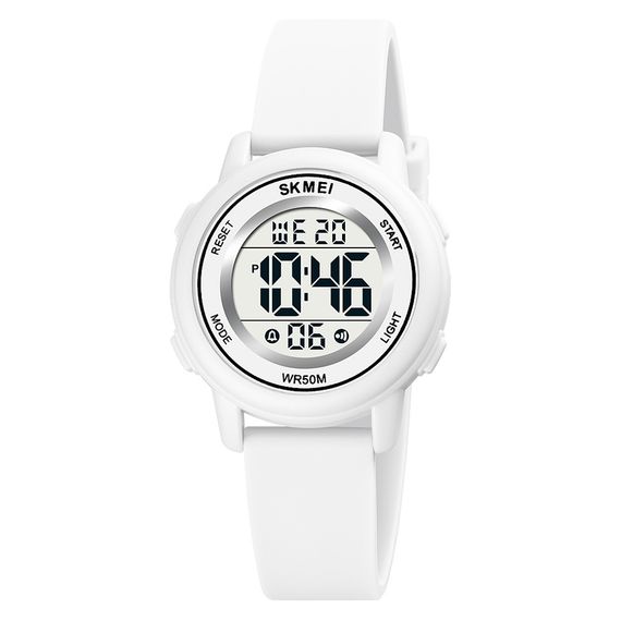 Дитячий годинник Skmei 1721WT White