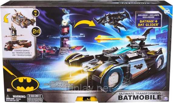 Уцінка Бетмобіль-трансформер із командним центром Бетмен Оригінал Batman Ultimate Transforming Batmobile | Зображення 3