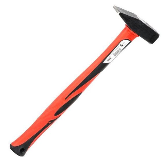 Молоток 300 г.ручка з фібергласу INTERTOOL HT-0203 | Зображення 4