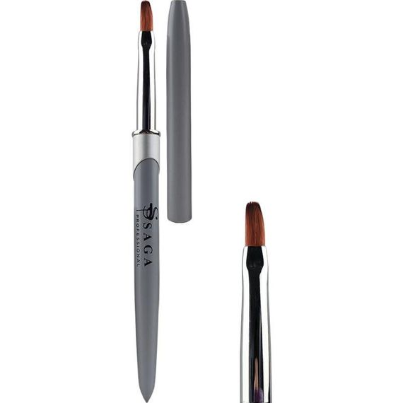 Кисть язичок SAGA №6 (ворс 12мм) с колпачком | Зображення 1