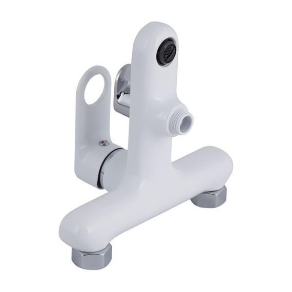 Змішувач для ванни Qtap Jay (з душовим гарнітуром) QTJAY259CRW45553 Chrome/White | Зображення 2