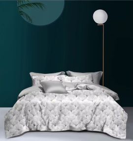 Комплект постільної білизни Soho Євро Memoria 200х230 см Flower Latte