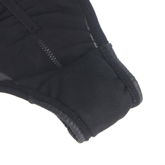 Трусы на молнии StarNight из экокожи, чёрные, L sexstyle | Зображення 7