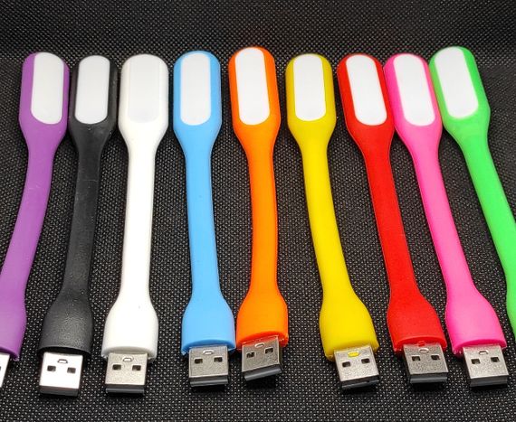 Фонарик USB гибкий Красный | Зображення 2