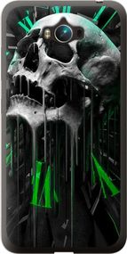 Чехол на Asus ZenFone Max ZC550KL Череп-часы "4100u-271-17620"