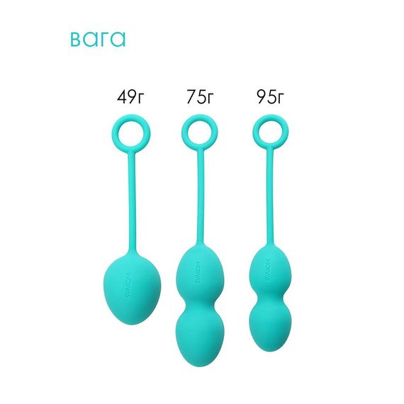 Набір вагінальних кульок зі зміщеним центром ваги Svakom Nova, Зелений | Зображення 2