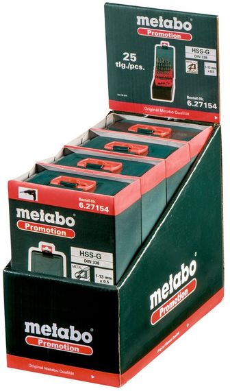 Набор сверл Metabo HSS-G 25шт. Promotion (627154000) | Зображення 1