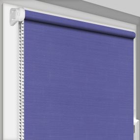 Рулонная штора Rolets Лён 1-874-1800 180x170 см открытого типа Синяя