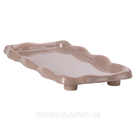 Чайний набір на 6 персон із порцелянаовою підставкою, сірий HP-15-28 | Зображення 3