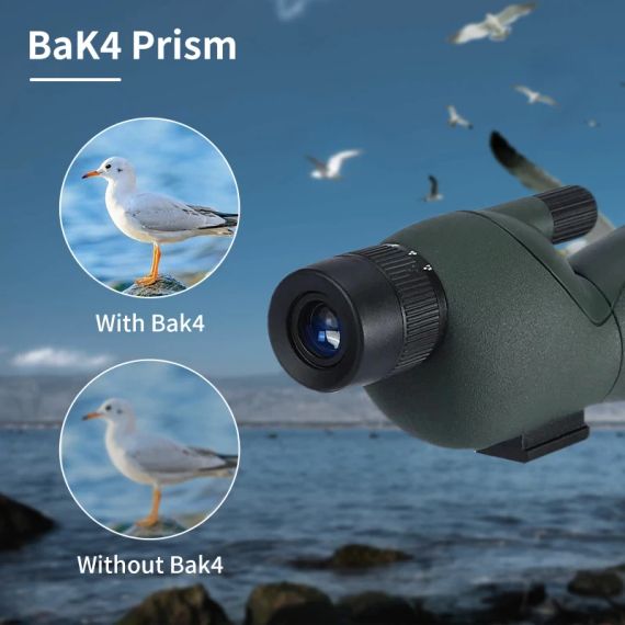 Подзорная труба Loerston 25-75x60 Зум Наблюдение ED Объектив Мощный Монокуляр Bak4 | Зображення 5