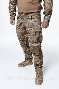 Тактично-польові штани з наколінниками KS-PRO Military, мультикам