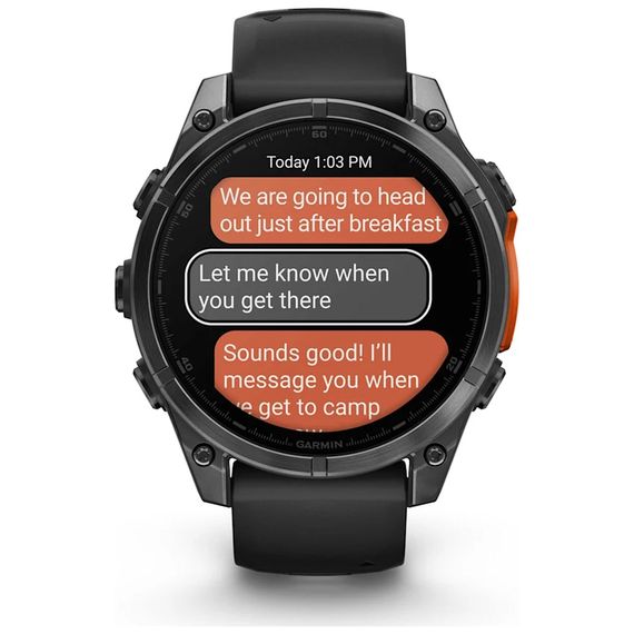 Смарт-годинник Garmin fenix 8 47mm, AMOLED, Glass/SS, SlateGray Steel/Black, BlkBnd, GPS (010-02904-00) | Зображення 9