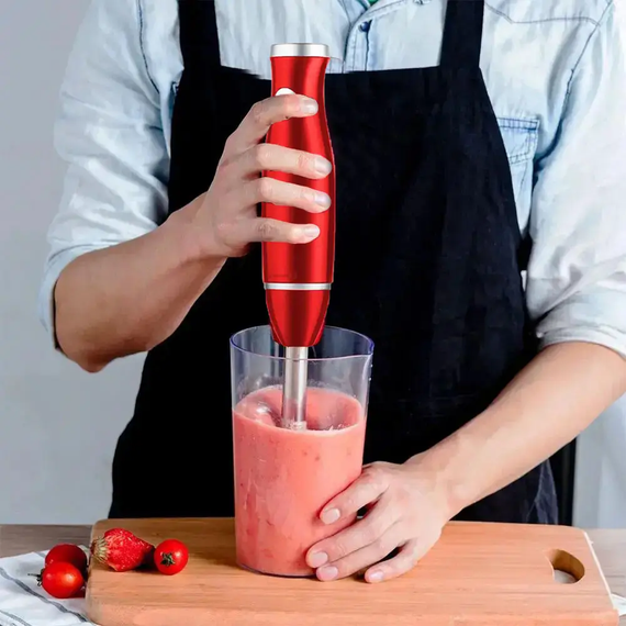 Блендер занурювальний 3в1, 450Вт, TEXET THB-05 / Ручний блендер подрібнювач / Кухонний блендер / Блендер міксер | Зображення 1