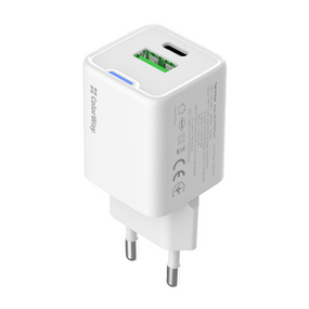 Зарядний пристрій мережевий USB/Type-C 35W білий GaN Mini ColorWay