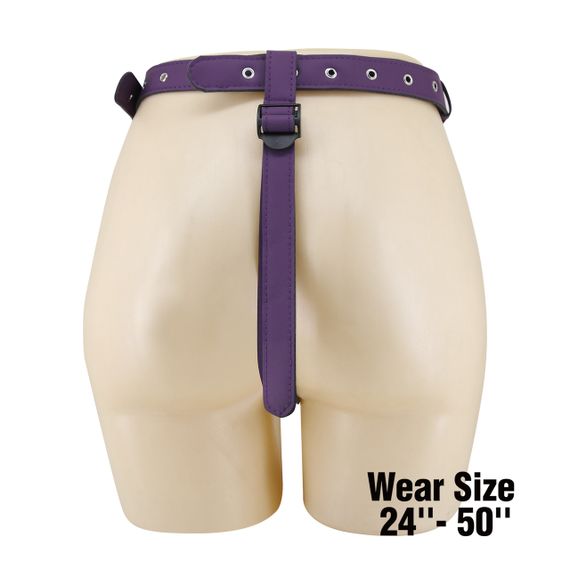 Универсальная система для страпона Pretty Love - Caldric III Purple Universal Harness Briefs, BW-022107-2 Sex Aura | Зображення 4
