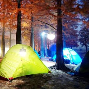 Акумуляторна лампа світильник для кемпінгу, Ліхтар для освітлення на природі Лампа кемпінгу якісна EG-95