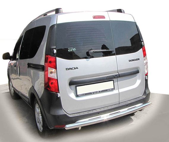 Задня дуга AK002 (нерж) для Renault Dokker 2013-2024 рр