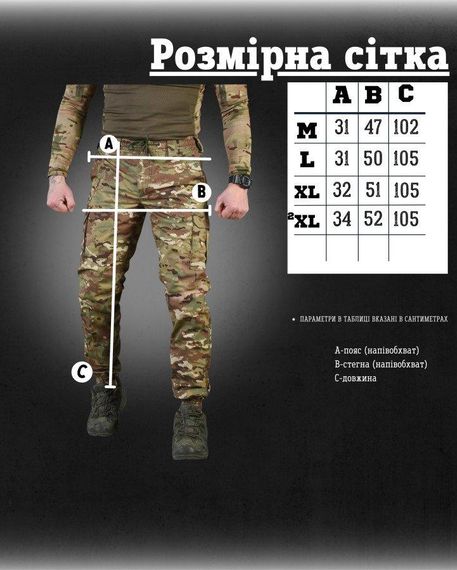 Тактические штаны джогер BANDIT МУЛЬТИКАМ | Зображення 1