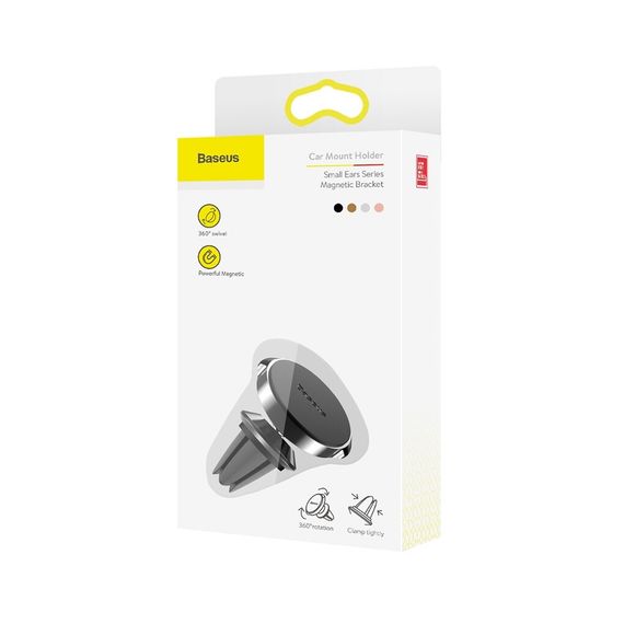 Універсальний автотримач Baseus Small ears series Magnetic suction bracket (Air outlet type) (SUER-A01) | Зображення 7