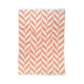 Плед Barine 9194 Туреччина 130*180 см  Бавовна Помаранчевий