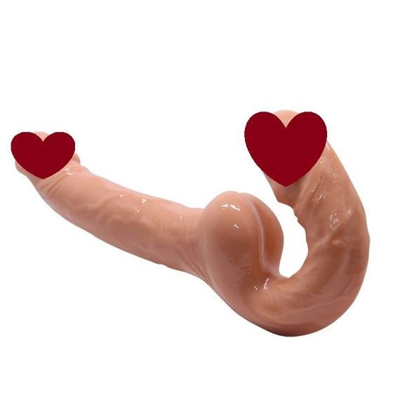 Страпон безремневой реалистичный бежевый, 15.1 х 4.2 см sexstyle