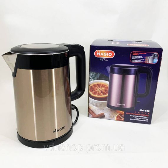 Чайник для бытового использования, Электрический чайник с индикацией включения дисковый OV-44 | Зображення 4