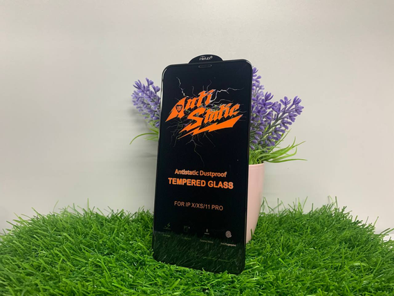 Захисне скло 5D Full Glue для Iphone 11 Pro | Mietubl | Чорне, повне покриття, 9H