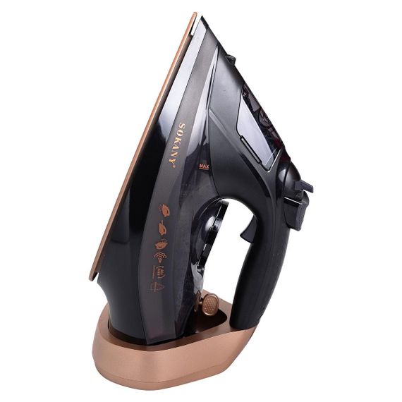 Праска з парою з автовідключенням професійна бездротова для одягу 2400 Вт Sokany SK-11037 | Зображення 3
