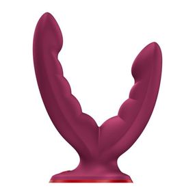 Подвійний фалоімітатор Fun Factory RYDE Wine Red (м'яте паковання!!!) Sex Aura