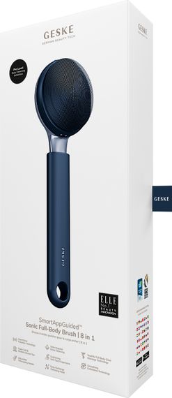 Ультразвукова щітка для всього тіла GESKE Sonic Full-Body Brush&Intensive Exfoliator 8в1 midnight | Зображення 7