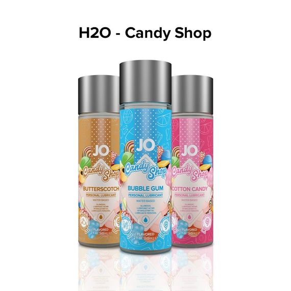Лубрикант на водній основі JO H2O — Candy Shop — Bubblegum (60 мл) без цукру та парабенів | Зображення 4