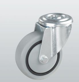 Аппаратное колесо поворотное с отверстием 3205-ST-100-R