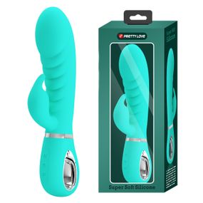 Ребристий вібратор Pretty Love - Prescott Green, BI-014635-4 Sex Aura