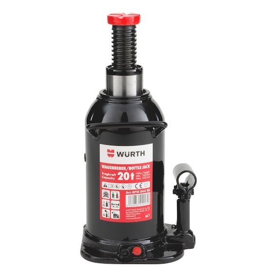 Домкрат гідравлічний пляшкового типу, 20 t | Зображення 2