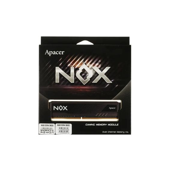 Модуль пам'яті для комп'ютера DDR4 16GB (2x8GB) 3600 MHz NOX Apacer (AH4U16G36C25YMBAA-2) | Зображення 3