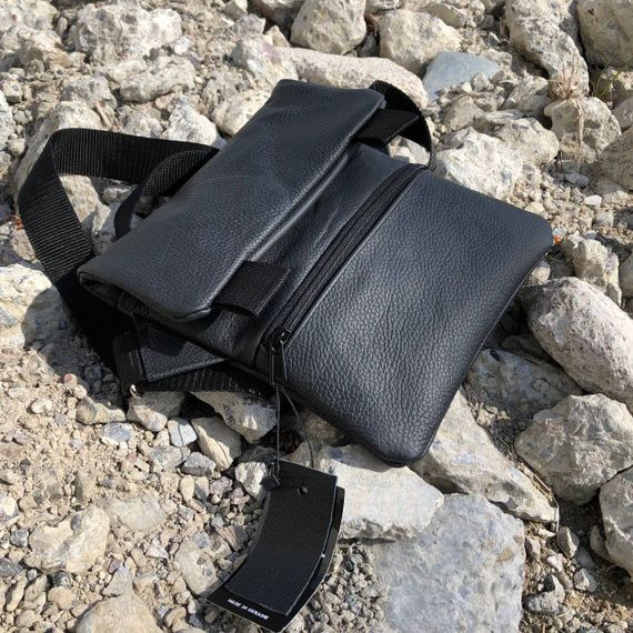 Набір 2В1. Шкіряна сумка з кобурою + ліхтарик професійний POLICE BL-X71-P50 FI-73 | Зображення 1